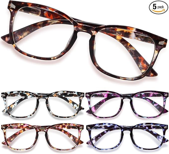 CCVOO Reading Glasses for Women/Men, Eyeglasses, Blue Light Readers for Women/Men, Computer Eye Glasses, Cheaters