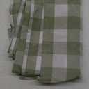 Checkered Tablecloth Rectangle Waterproof Gingham Table Cloth Washable Buffalo Plaid Table Cover Wrinkle Free for Kitchen, Dining and Outdoor Picnic, 52 x 70 Inch, Sage Green and White