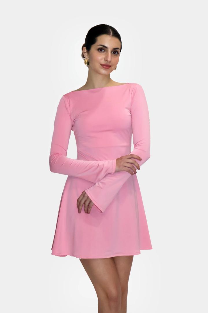 ANRABESS WOMEN'S DRESSES Color Pink Size L
