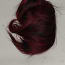 Bob Wig with Bangs Human Hair 1B/99j Highlight Wig Human Hair Short Hair Wigs for Black Women 2.5X1 inch Bob Wig Human Hair Glueless 14Inch Middle Part Straight Bang Wig