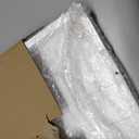 Coffee Table Tray - Large Ottoman Tray for Living Room - Wood Serving Tray with 2 Sets of Handles - Wooden Tray for Coffee Table, 4 Round Coasters Included, White