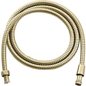 Purrfectzone Universal 72" Extra Long Shower Replacement Hose, Leak Proof Stainless Steel Shower Hose, Kink-free Anti-twisting design, Brushed Gold