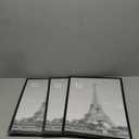 upsimples 12x16 Picture Frame Black 3 Pack, Scratch-Proof Poster Frames 12 x 16 for Photo Gallery - Slide-In Strips, Horizontal or Vertical Wall Mounting