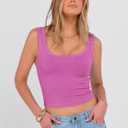 ANRABESS Womens Crop Tank Tops, Soft Breathable Ribbed Slim Fit, Comfy for Basic,Casual,Going Out&Daily Wear (M)