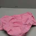 Adult Diaper Cover for Incontinence Noiseless Leak-Protection Underwear Plastic Pants Over Diapers Waterproof Rubber Pants (Pink, XXXL) 