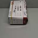 Homemate Electric Blanket Heated Throw - 50x60 Ultra Soft Cozy Flannel Heating Blanket with 10 Fast Heat Levels 8 Hours Auto Off Over-Heated Protection ETL Certification Keep Warm in Home Office (Red-black)