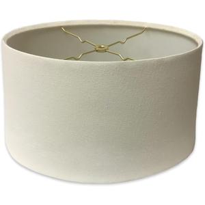 Royal Designs, Inc. Shallow Oval Hardback Lamp Shade, HB-611-12LNEG, Linen Eggshell, (10 x 6) x (12 x 7.5) x 7