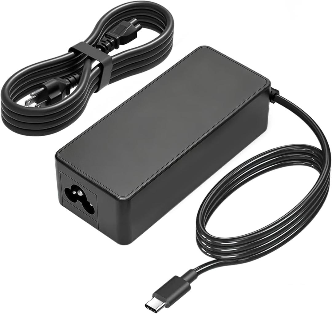 100W Power Universal USB-C Fast Laptop Charger Compatible with Lenovo, Thinkpad/Yoga/IdeaPad/chromebook, MSI, Asus, HP, Dell Type-C AC Power Adapter PD 3.0 Charger