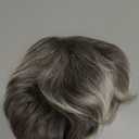 HAIRCUBE Easy Care Wigs Pixie Cut Human Hair Wigs for Women Pretty Short Gray Wigs for Women Natural Realistic