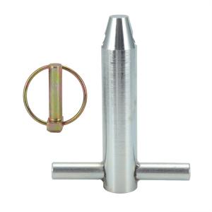 for Backhoes and Excavators Bucket T - Handle Quick Coupler Pin 1 - 1/4 X 6