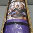 CAP 1" Extra Thick Yoga Mat, Exercise & Workout Mat with Strap, Purple