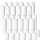 REDACTEDvxo White Pillar Candles Bulk Set of 36， Hurricane Candles，3 Different Lengths 2 x 3/ 6/ 8 Inch (12 Each)， Dripless Unscented Smokeless， Gives You a Better Atmosphere When Organizing an Event Party
