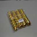 36Pcs Gold Easter Eggs, 2.3" Metallic Plastic Empty Eggs Fillable for Easter Hunt Supplies, Basket Stuffers, Toys Filling Treats, Party Favor