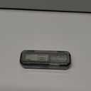 Lurrose Date Stamp: Mini Date Stamp - Material File Accessory - Portable Office Day Number Rubber Handheld Stamper (10.50X2.10X2.10CM, Silver)