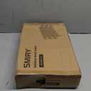 Smiry Bamboo Shoe Rack for Closet, 3 Tier Wooden Stackable Shoe Organizer, Free Standing Shoes Storage Shelf for Entryway, Front Door Entrance, Black