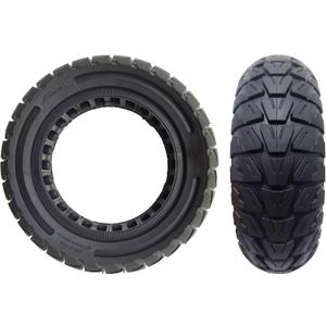 10x3 (80/65-6), 255x80, 10" Off-Road Honeycomb Tire, 10-inch Air Pocket Non-Pneumatic Solid Tire w/Slot 43mm Replacement for Zero 10X / VSETT, Kaabo Electric Scooter Tyre Wheel Parts (1)