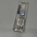 MioHHR Solid Stainless Steel Band Compatible with Apple Watch 46mm (Series 11 10), Metal Strap with Soft TPU Case for iWatch Series 11/10 46mm Women and Men, Silver/Gold