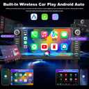 Android Upgrade Radio for Jeep Grand Cherokee 2011 2012 2013, Dodge Durango 2011-2013, 7in Touchscreen Car Stereo Replacement Apply Carplay Android Auto 5GWifi FM Camera GPS Navigator