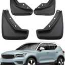 Mud Flaps Compatible with 2025 Volvo XC40 Accessories 2019-2024 Splash Guards All Weather Fender Guard Mudguards Sediment Protection No Need to Drill Holes