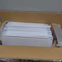 Stackable Closet Organizers and Storage 6 Cube Storage Organizer Closet Organizer for Bathroom Closet Storage for Wardrobe (11.8 x 11.8 x 11.8 Inch, White 1)