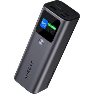 140W Portable Charger, 27600mAh USB C 3-Port Laptop Power Bank PD 3.1 Fast Charging Digital Display Battery Pack for iPhone 16/15/14/13/12 Series, Samsung, MacBook, Dell, and More