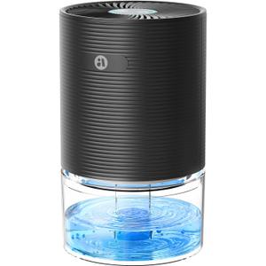 Dehumidifiers for Home, 25oz Dehumidifier for Bedroom with Auto-off, Ultra Quiet Energy Saving for Bathroom Closet Wardrobe Office RV (285sq.ft) (Black)