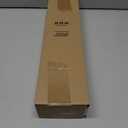 Black Curtain Rods 66 to 120 Inches(5.5-10 Feet),Decorative 3/4 Inch Diameter Drapery Rod Set with Square Finials,Size:36''-120'',Matte Black