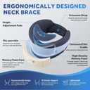Ice Silk Neck Brace,Neck Brace Cervical Collar,Neck Support Brace for Sleeping Soft,Breathable Cervical Collar for Pain Relief/Posture Correction,Travel, Workers & Neck Injury Recovery for Women & Men, One Size