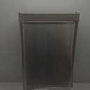 iTouchless 18 Gallon Wings Open Kitchen Trash Can with Lid and Odor Filter, Dog Proof Lid Lock 68 Liter Slim Stainless Steel Garbage Bin Home Office Bedroom Living Room Large Capacity Wastebasket (Brushed Silver 18 Gal Sensor)