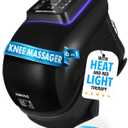 FORTHiQ Knee Massager Pro+ with Heat, Red Light and Vibration, 6-in-1, Dual-Wavelength - Cordless, Portable, Adjustable Straps, Easy to Use, Saves Your Settings