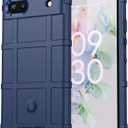 Slim Fit Phone Case for Google Pixel 6a, Rugged Shield Durable Phone Case with Military Grade Shockproof Protection and Screen Camera Protective Cover for Google Pixel 6a, HD Blue