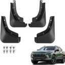 Mud Flaps Compatible with Chevrolet Trax 2026 2025 2024, Mud Guards 4pcs Fender Guards Compatible with Chevy Trax Accessories 2026 2025 2024 No Drill Splash Guards (Black)