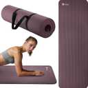 KEEP Extra Thick NBR Yoga Mat for Women & Men, 10mm Thick, 72”x32” Large Exercise Mat with Non-Slip Workout Mat for Yoga, Pilates, Stretching, Meditation – Wide & Cushioned Fitness Mat