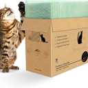 50 Count Cat Pads Compatible with Tidy Cats Breeze Litter System, 16.9" X 11.4", Cat Pad Refills Super Absorbent Quick-Dry Pee Pads for Cats, Unscented