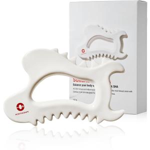 MEDITHERAPY SOKSAL GUASHA,Ceramic Gua Sha,Body Massage Tool, Korean Body Guasha, Guasha Board, Face Lift, Muscle Relief Massage Board (Body Massager)
