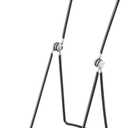 Gibson Holders 6AC 3-Wire Display Stand with Deep Edge, Black, 12-Pack