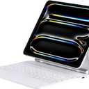 Magic Keyboard Case for iPad Pro 11-inch (M4, 2024), Keyboard Case for iPad Pro 11 with Multi-Touch Trackpad, Floating Cantilever Stand, Backlit Keys - White