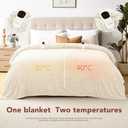 Homemate Electric Heated Blanket King Size - 100"x90" Heating Blanket King Size Dual Control 1/2/4/6/8 Hours Auto-Off 10 Heat Level Over-Heat Protection Soft Flannel Sherpa ETL Certification
