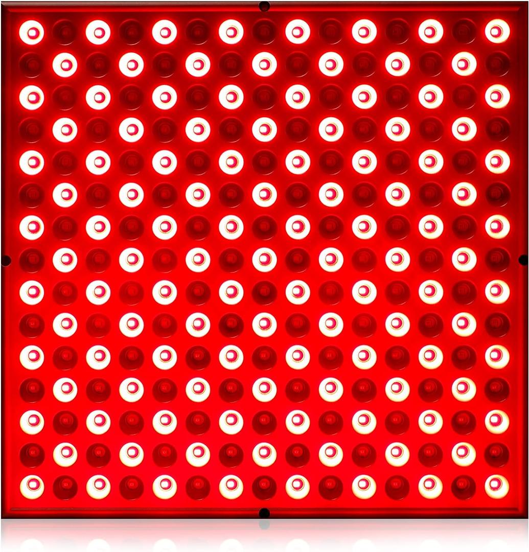 LED-Red-Light-Therapy-Device - 45W LED Panel Deep 660nm and Near-Infrared 850nm Light Combo for Skin Beauty, Pain Relief of Muscles and Joints