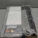 MaxSmeo Nightstand, Mid Century Modern Side Table Bedroom with Storage, Small End Bedside Table with Solid Wood Legs for Living Room, Office Small Spaces (Black)