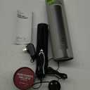 Rabbit Automatic Electric Corkscrew Opener, Cordless Rechargeable, One-Touch Operation, Sleek Shiny Black Finish, Easy to Use for Lovers (2 x 9.6 IN)