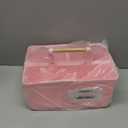 Shower Caddy Portable and Cleaning Caddy Organizer for Bathroom, Kitchen, Toiletries Storage Caddy organizer with handle, Rust-Resistant, Durable Material (Pink, 9.36" L7.73" W7.24" H)