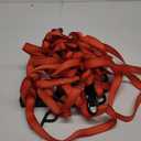 Cargoloc Premium Ratchet Tie Downs - 4 Pk - 15 Ft - 500 Lbs Load Cap - 1,500 Lbs Break Strength - Cargo Straps for Moving Appliances, Lawn Equipment, Motorcycles, etc. - RED