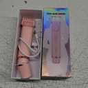 Bikini Trimmer for Women, Dermave Bikini Shaver, Electric Razors for Women Pubic Hair (Pink)