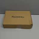 Ryuwanku Bathroom Faucet Brushed Nickel Modern Waterfall Bathroom Sink Faucet with Single Handle Suitable for 1 or 3 Holes,Supply Deck Plate and Hose