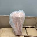 Decorative Ceramic Square Twisted Centerpiece Table Vase Set of 3, Green Large, Pink Medium, and Beige Small