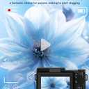 FLATIC 5K Digital Camera with WiFi, Cameras for Photography with 180Flip Screen, Vlogging Camera with 64GB Card, Battery, Camera for Beginner, Teens