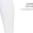 Augusta Sportswear Unisex Augusta Sportswear Game Socks (Medium, White)