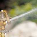 Orbit 55032 1/2" BRS Sprinkler Head, Connection, Silver and Gold