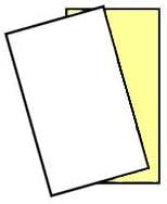 250 Sets, Legal Size, 8.5 x 14, NCR 5889, 2 Part Carbonless Laser - Inkjet Printer Paper, White-Canary